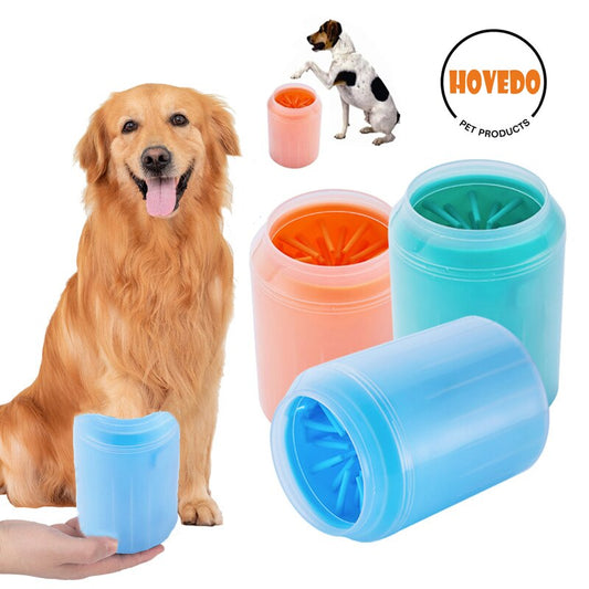 Dog Paw Cleaner | Soft Silicone Combs | Quickly Wash | Foot Cleaning Bucket | For Dogs | FIDO BARKS